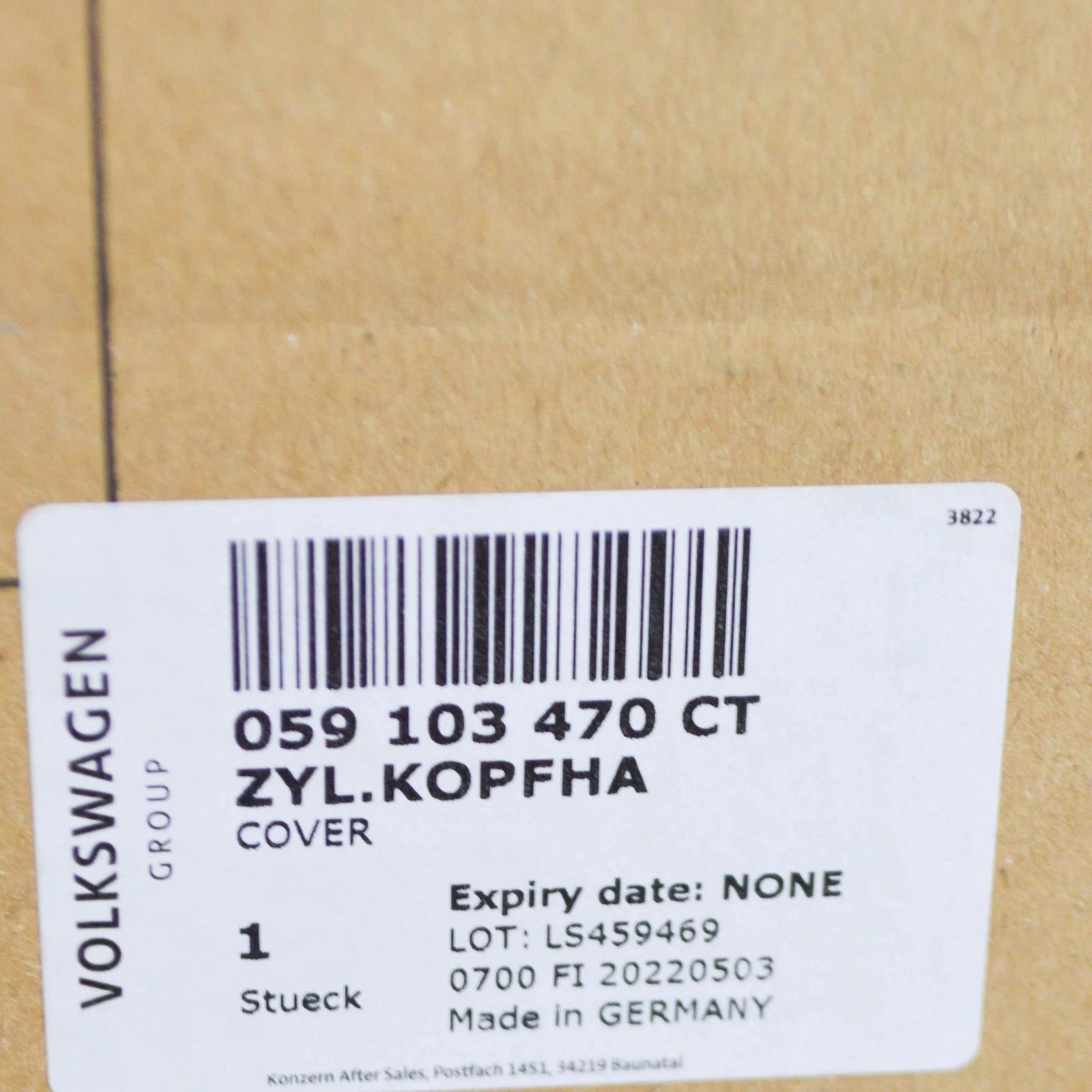 NEW AUDI Q8 4MN CYLINDER HEAD COVER 059103470CT ORIGINAL