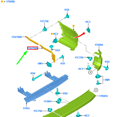 new ford transit mk4 rear right bumper bracket bk31-17a881-ce 1848024 original