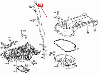 NEW MERCEDES-BENZ GLE W166 ENGINE OIL DIP STICK A1570103200 ORIGINAL