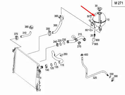 NEW MERCEDES-BENZ SPRINTER 906 EXPANSION COOLANT TANK A9065010503 2008