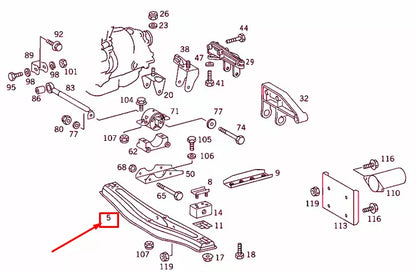 NEW MERCEDES-BENZ SPRINTER 903 ENGINE REAR SUSPENSION MOUNT A9012420101