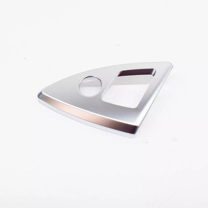 NEW BMW 5 F10 CENTER CONSOLE LOCK CHROME COVER W BUTTON 51169277349 RHD ORIGINAL