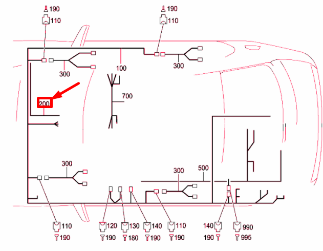 NEW MERCEDES-BENZ E W211 WALKMAN WIRING HARNESS A2115409910 ORIGINAL