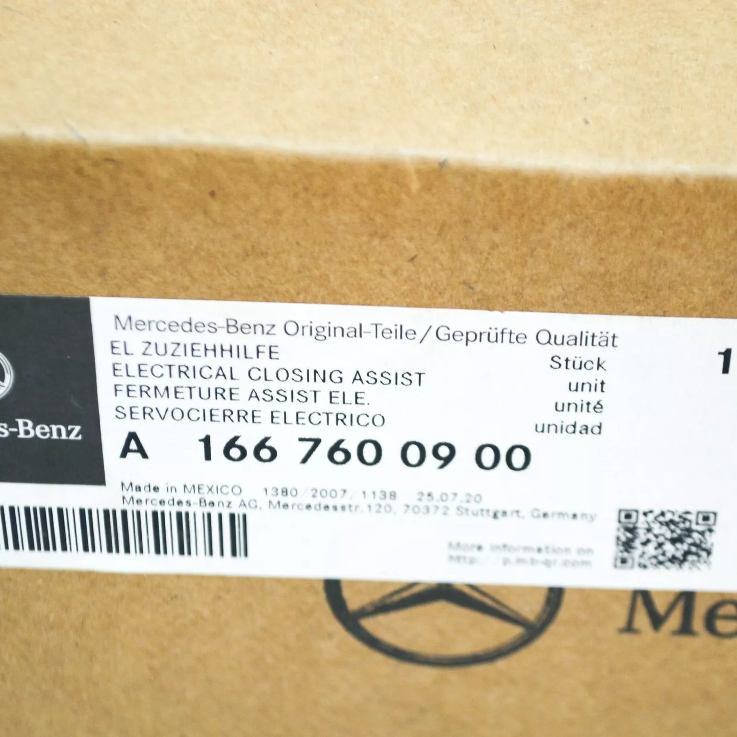 NEW MERCEDES-BENZ GLE W166 REAR LEFT DOOR SOFT CLOSE MOTOR A1667600900