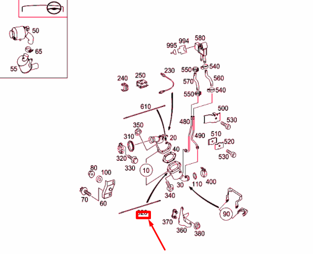 NEW MB E W211 CATALYTIC CONVERTER TEMPERATURE SENSOR A0071536328 ORIGINAL