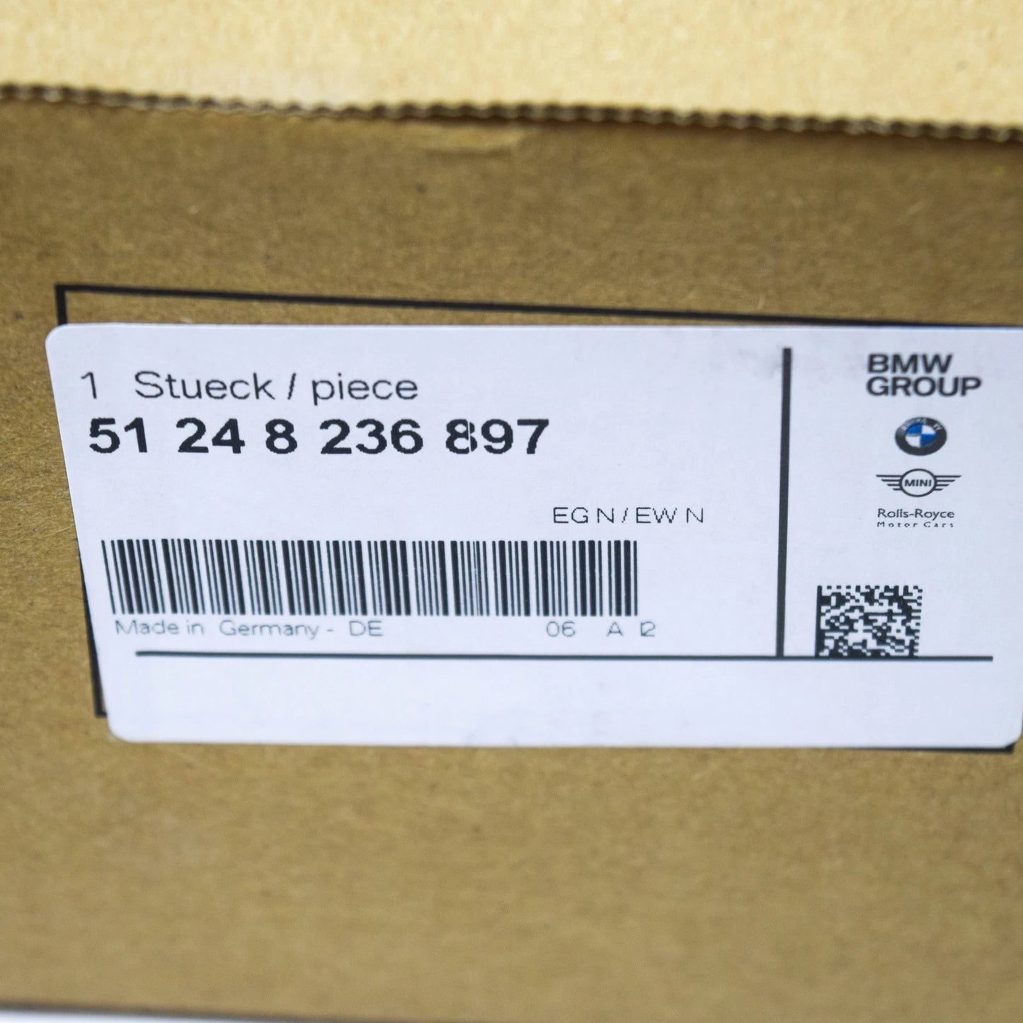 NEW BMW 5 E39 TRUNK LOCK ACTUATOR 51248236897 ORIGINAL