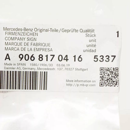 NEW MERCEDES-BENZ C E G ML AMG SL SLK BONNET HOOD EMBLEM A90681704165337