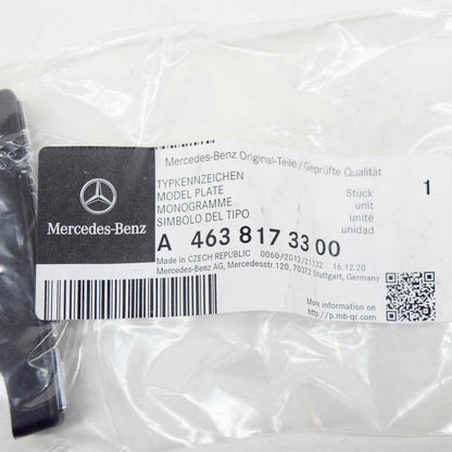 NEW MERCEDES-BENZ G W463 FRONT BUMPER RADIATOR GRILLE AMG EMBLEM A4638173300