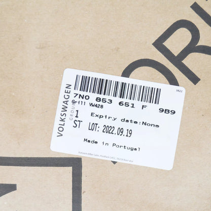 NEW VOLKSWAGEN SHARAN 7N RADIATOR GRILLE 7N0853651F9B9 ORIGINAL