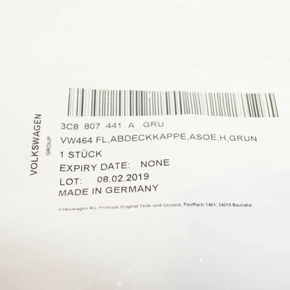 NEW VW PASSAT CC A6 REAR BUMPER RIGHT TOW HOOK EYE COVER 3C8807441AGRU