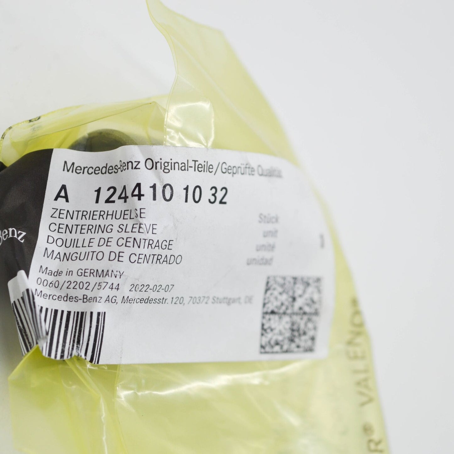 NEW MB SL R 107 PROPPELER SHAFT FRONT CENTERING SLEEVE A1244101032 ORIGINAL