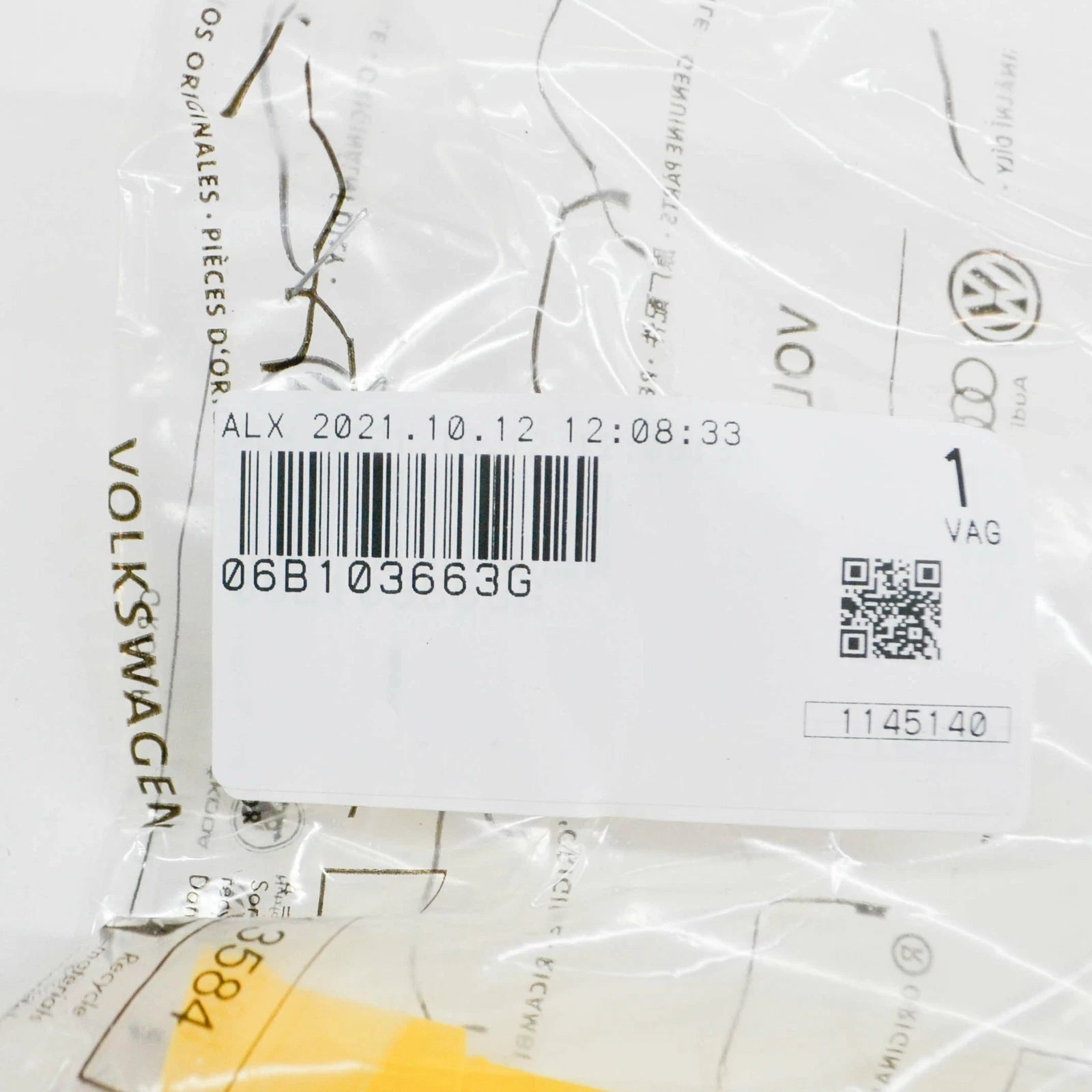 NEW AUDI A4 B7 ENGINE OIL DIPSTICK GUIDE FUNNEL 06B103663G ORIGINAL