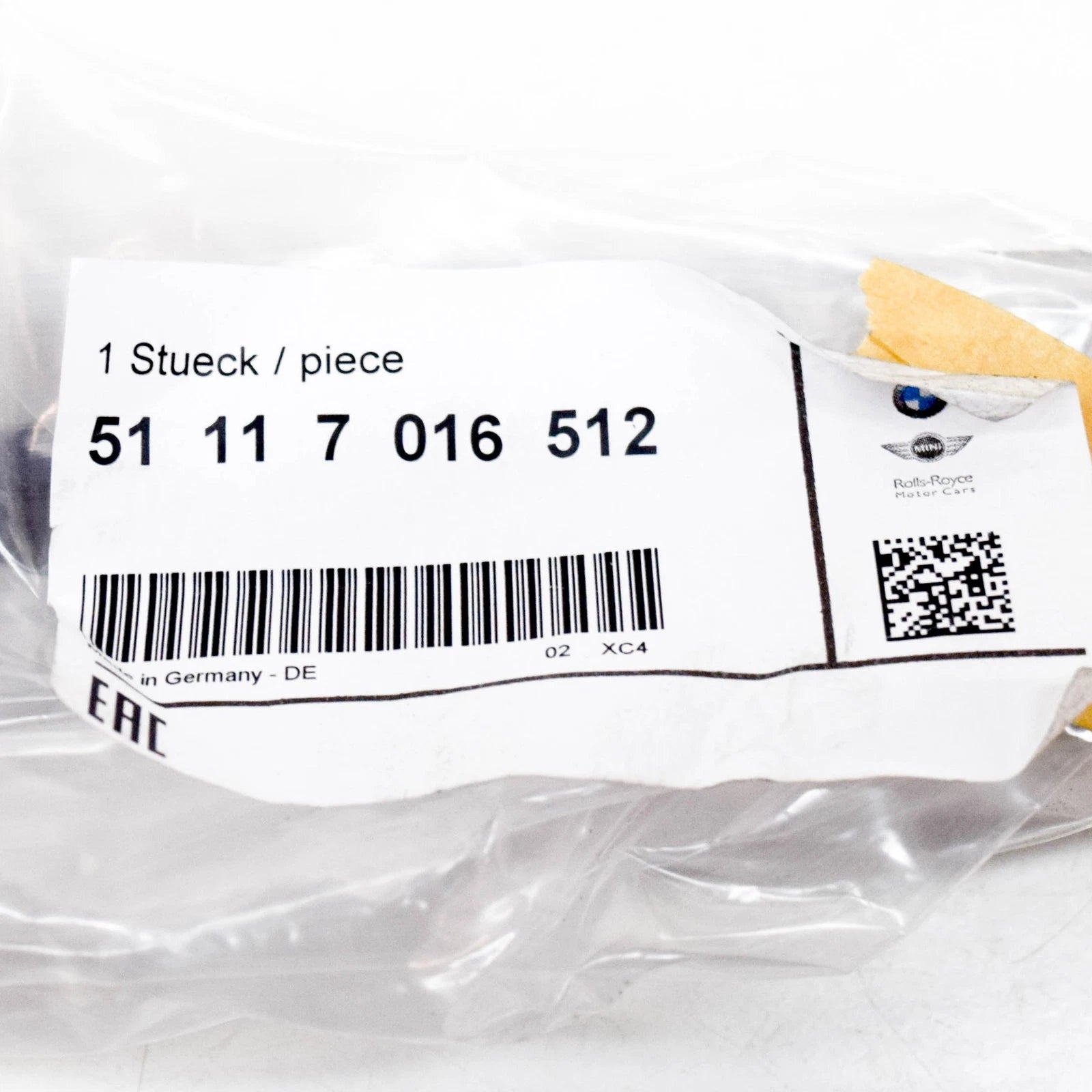 NEW BMW 3 E46 FRONT BUMPER RIGHT LOWER GRILLE TITAN 51117016512 7016512 ORIGINAL