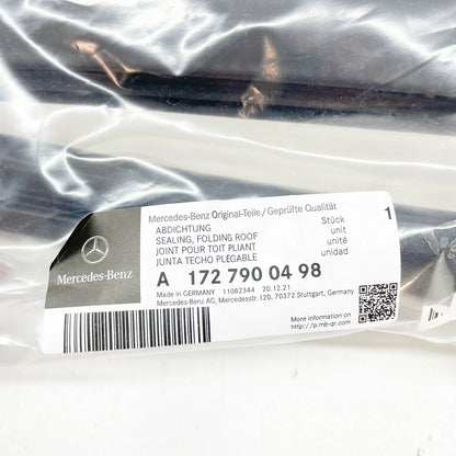 NEW MERCEDES-BENZ SLK R172 RIGHT RETRACTABLE ROOF SEALING A1727900498