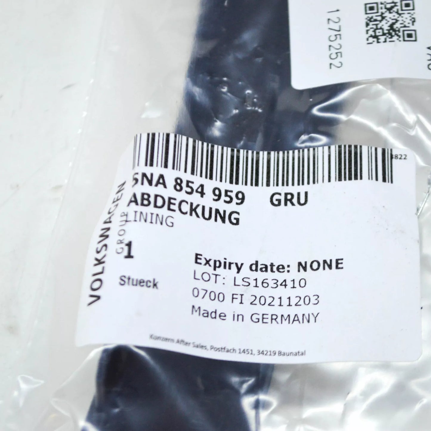 NEW VOLKSWAGEN TIGUAN AD FRONT RIGHT FENDER MOLDING 5NA854959GRU