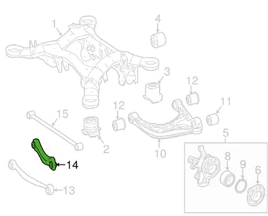 NEW MERCEDES BENZ GLE W166 REAR RIGHT WISHBONE ARM A166350020664 ORIGINAL