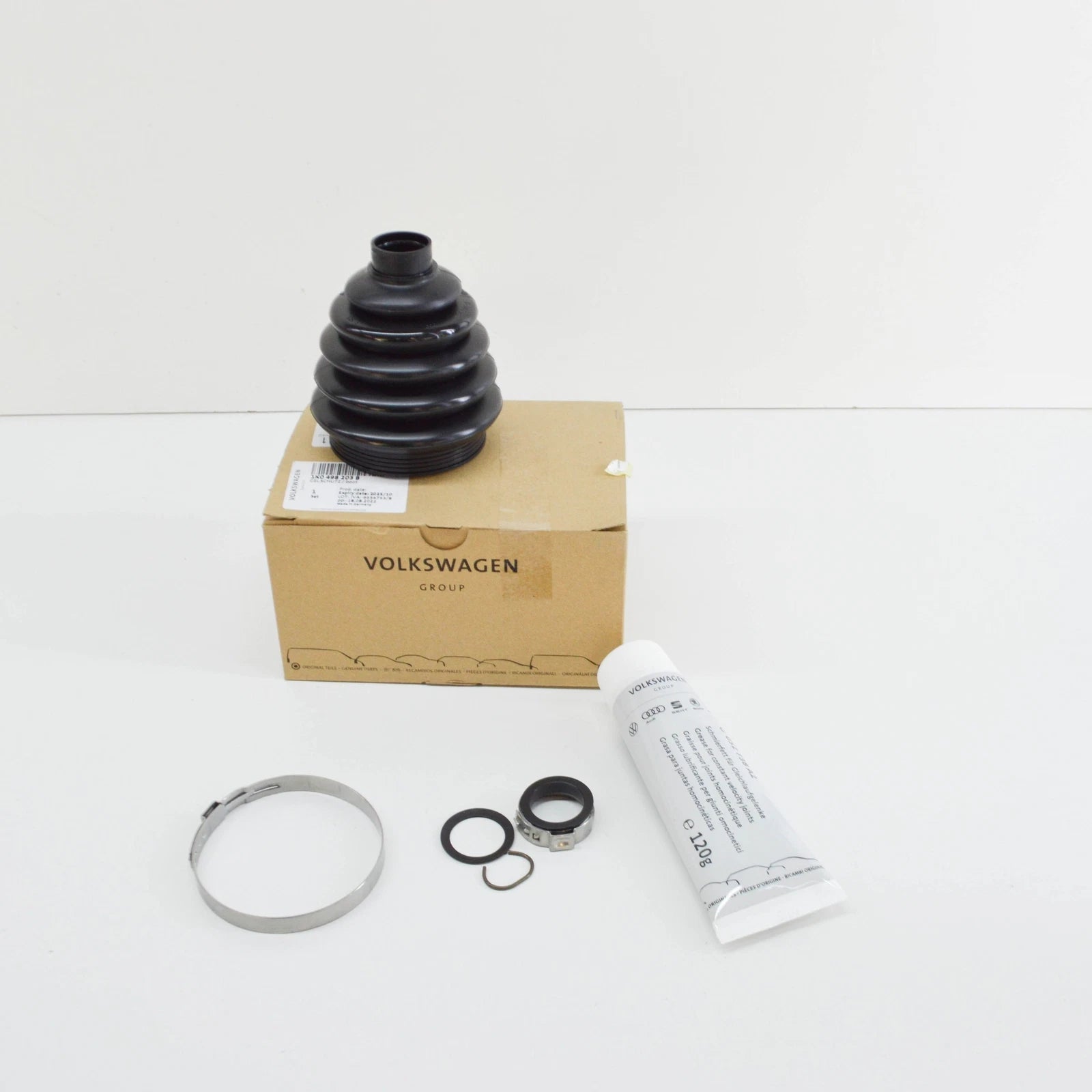 NEW AUDI A3 8L FRONT OUTER CV BOOT JOINT PROTECTIVE BOOT KIT 1K0498203B ORIGINAL