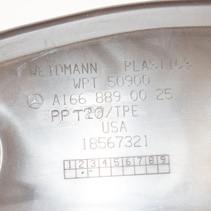 NEW MERCEDES BENZ M W166 RIGHT FENDER REAR COVER A1668890025 ORIGINAL