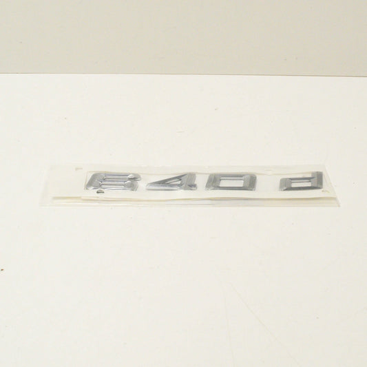 NEW BMW F06 F06N TRUNK LID 640D EMBLEM BADGE LOGO SIGN 7363745 51147363745