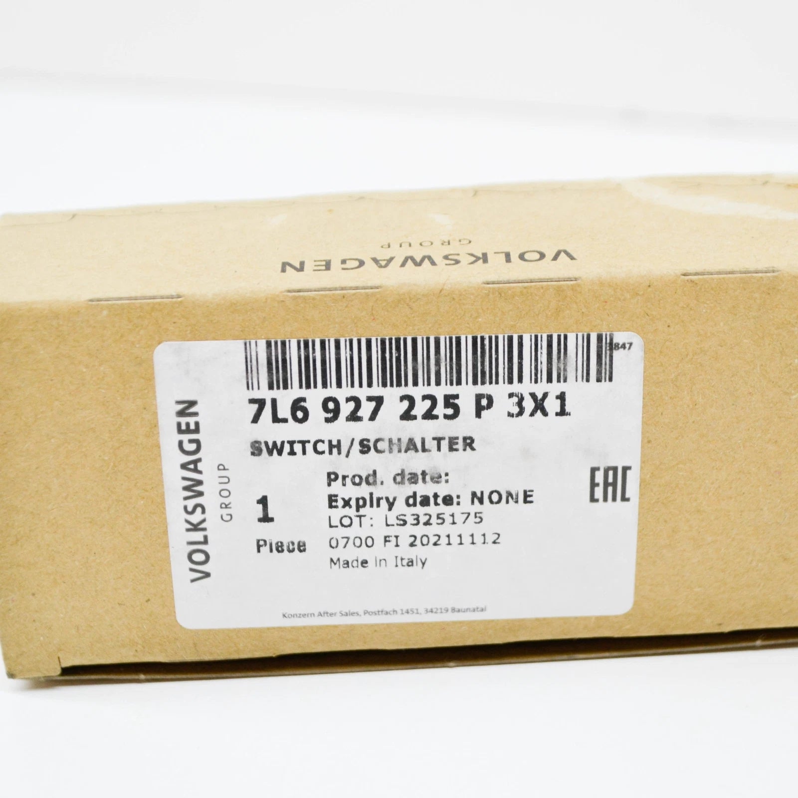 NEW VW TOUAREG 7L MK1 STABILITY CONTROL SWITCH PANEL 7L6927225P3X1