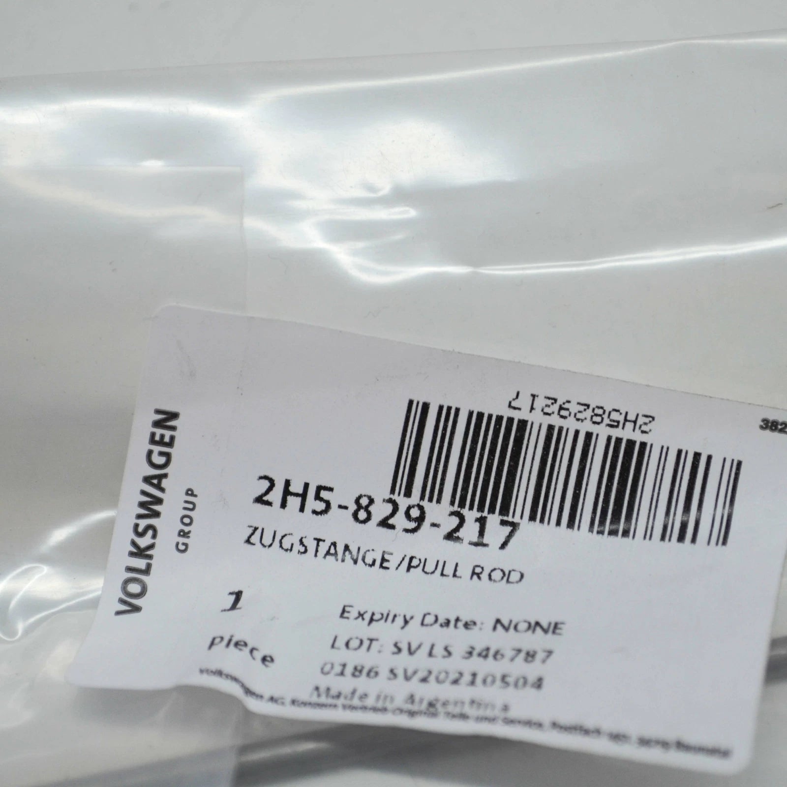 NEW VOLKSWAGEN AMAROK 2H RETAINI9NG ROPE PULL ROD 2H5829217 ORIGINAL