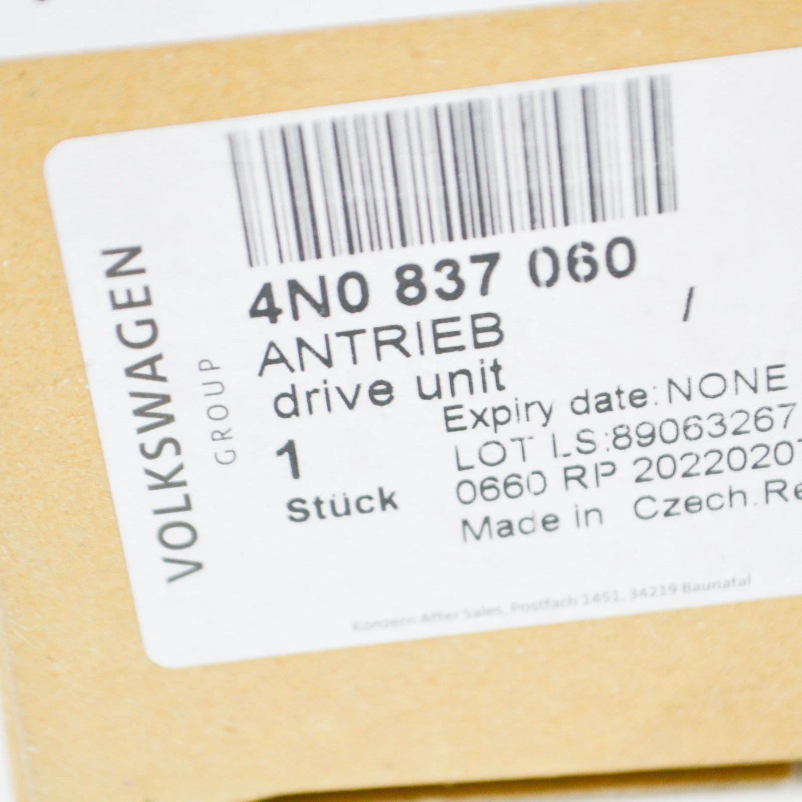 NEW AUDI Q8 4MN REAR RIGHT DOOR LOCK ACTUATOR 4N0837060 ORIGINAL