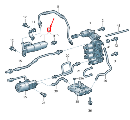 new volkswagen crafter 2f mk1 pressure accumulator 0b8325585 original