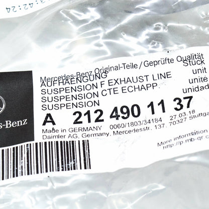 NEW MERCEDES-BENZ CLS C218 REAR LEFT EXHAUST SUSPENSION PIPE HANGER A2124901137