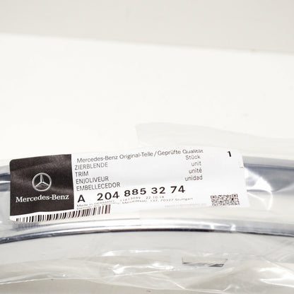 NEW MERCEDES BENZ C W204 C63 AMG RIGHT DRL CHROME TRIM A2048853274 ORIGINAL