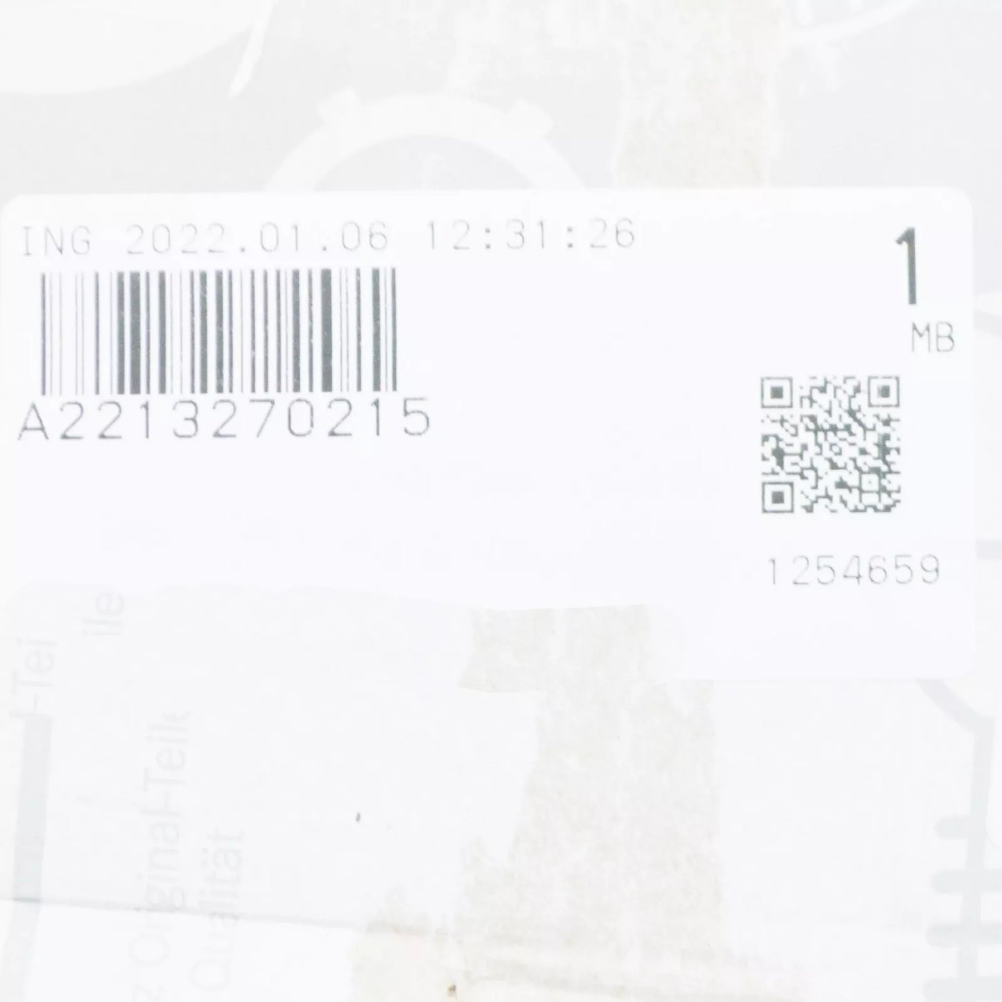 NEW MERCEDES-BENZ S W221 REAR AXLE PRESSURE ACCUMULATOR A2213270215 ORIGINAL