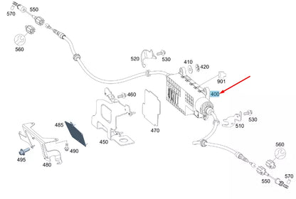 NEW MERCEDES-BENZ VITO W447 PARKING BRAKE ACTUATOR A4479068700 ORIGINAL