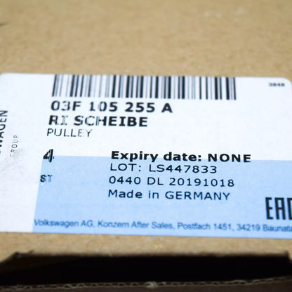 NEW AUDI A1 8X CRANKSHAFT POLY V-BELT PULLEY 03F105255A