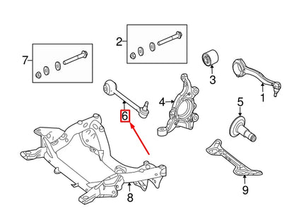 NEW MERCEDES-BENZ C W204 AMG FRONT RIGHT LOWER CONTROL ARM A2043305011 ORIGINAL