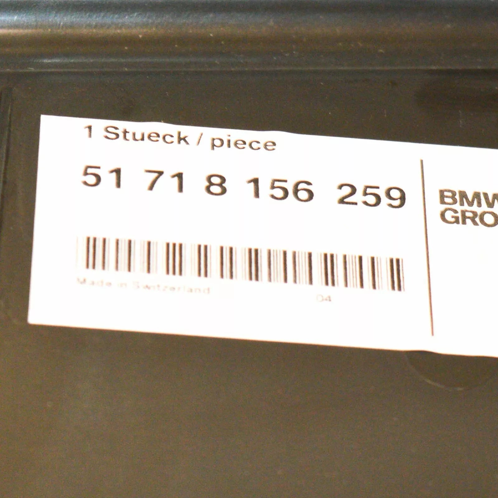 NEW BMW 3 E36 RADIATOR LOWER AIR DUCT 51718156259 8156259 ORIGINAL