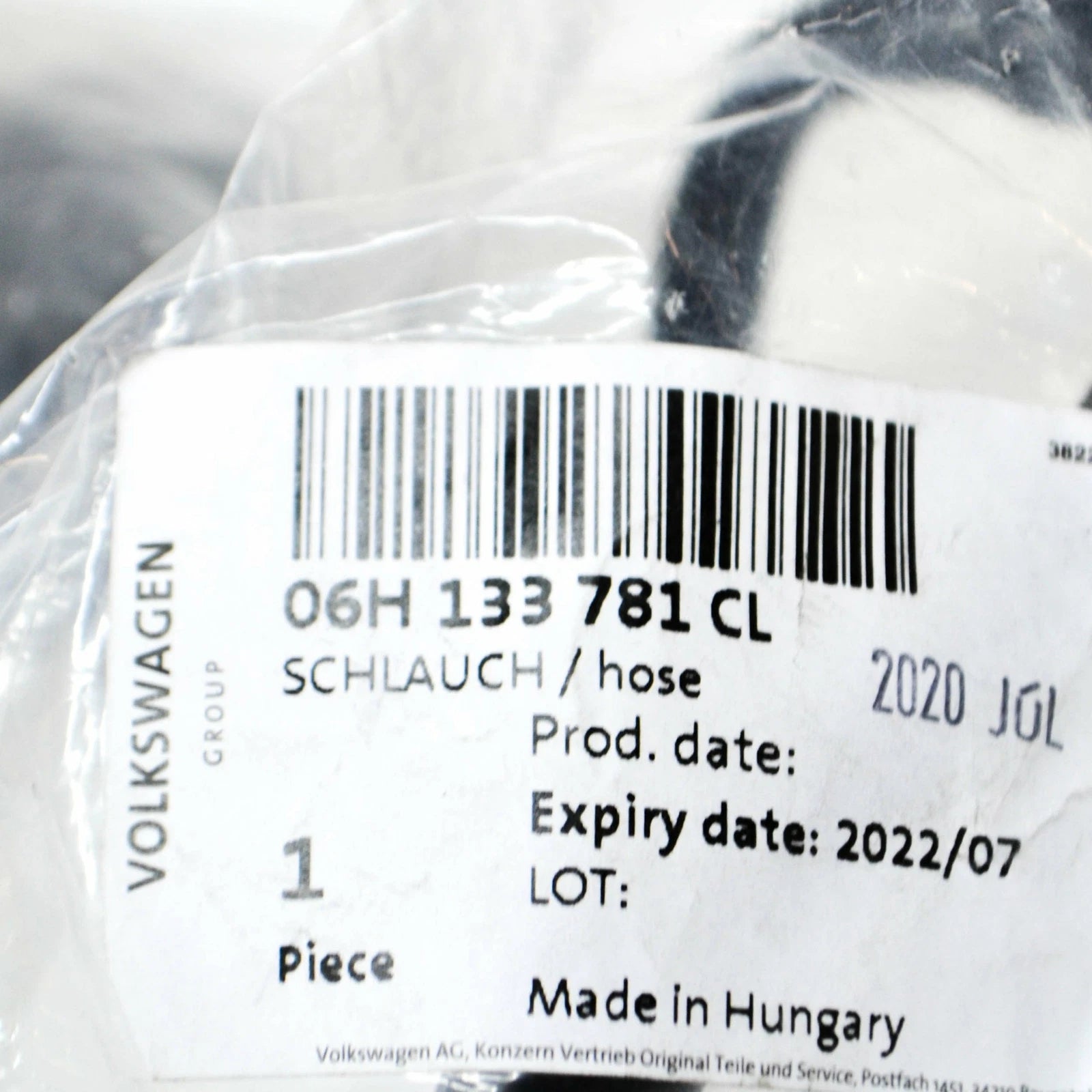 NEW AUDI Q5 8R VACUUM SYSTEM HOSE SET WITH CLIPS 06H133781CL