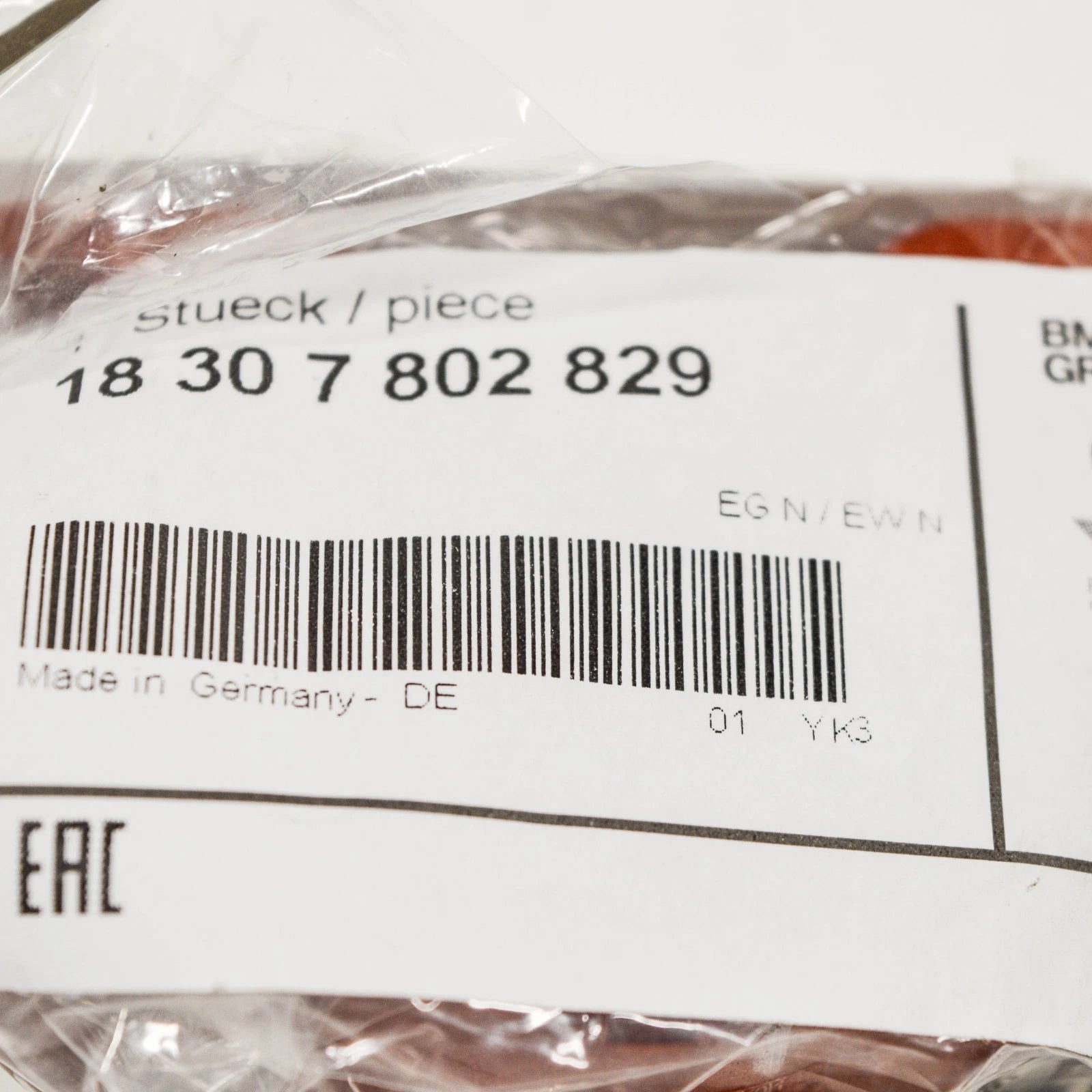 NEW BMW 5 E60 FRONT SILENCER RUBBER MOUNTING 18307802829 7802829 ORIGINAL