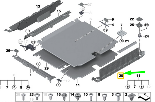 new bmw x5 f15 loading sill cover 7377638 51477377638 original