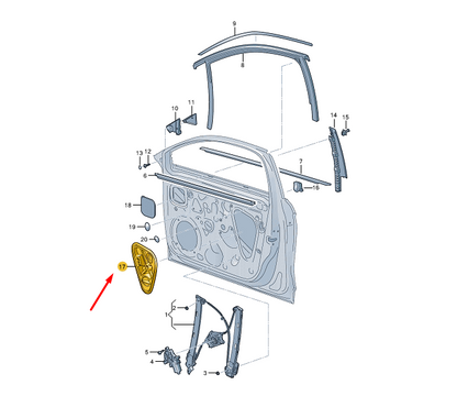 new cupra formentor front right inner door panel cover 5fa837916a original
