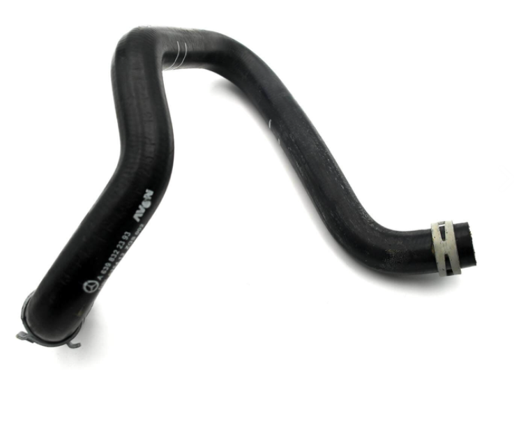 new mb vito w639 valve to heat exchanger inlet molded hose a6398322393 original