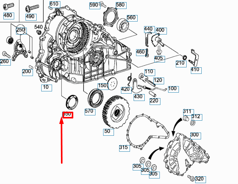NEW MERCEDES-BENZ C W204 FRONT RIGHT DRIVE AXLE SHAFT O-RING A0139971946