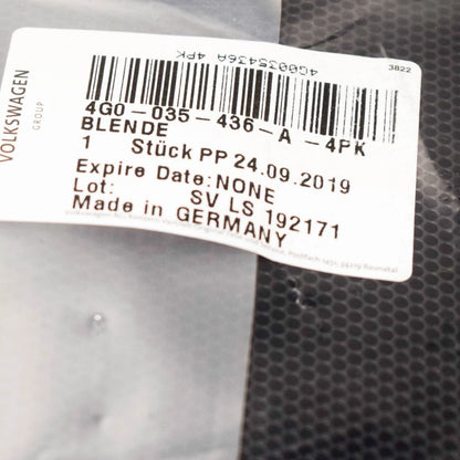 NEW AUDI A6 C7 REAR DOOR RIGHT LOUDSPEAKER GRILLE TRIM 4G0035436A 4PK ORIGINAL