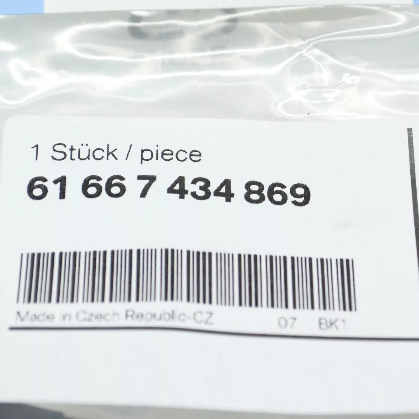 NEW BMW X3 G01 M F97 WINDSHIELD WASHER HOSE PIPE 61667434869 ORIGINAL