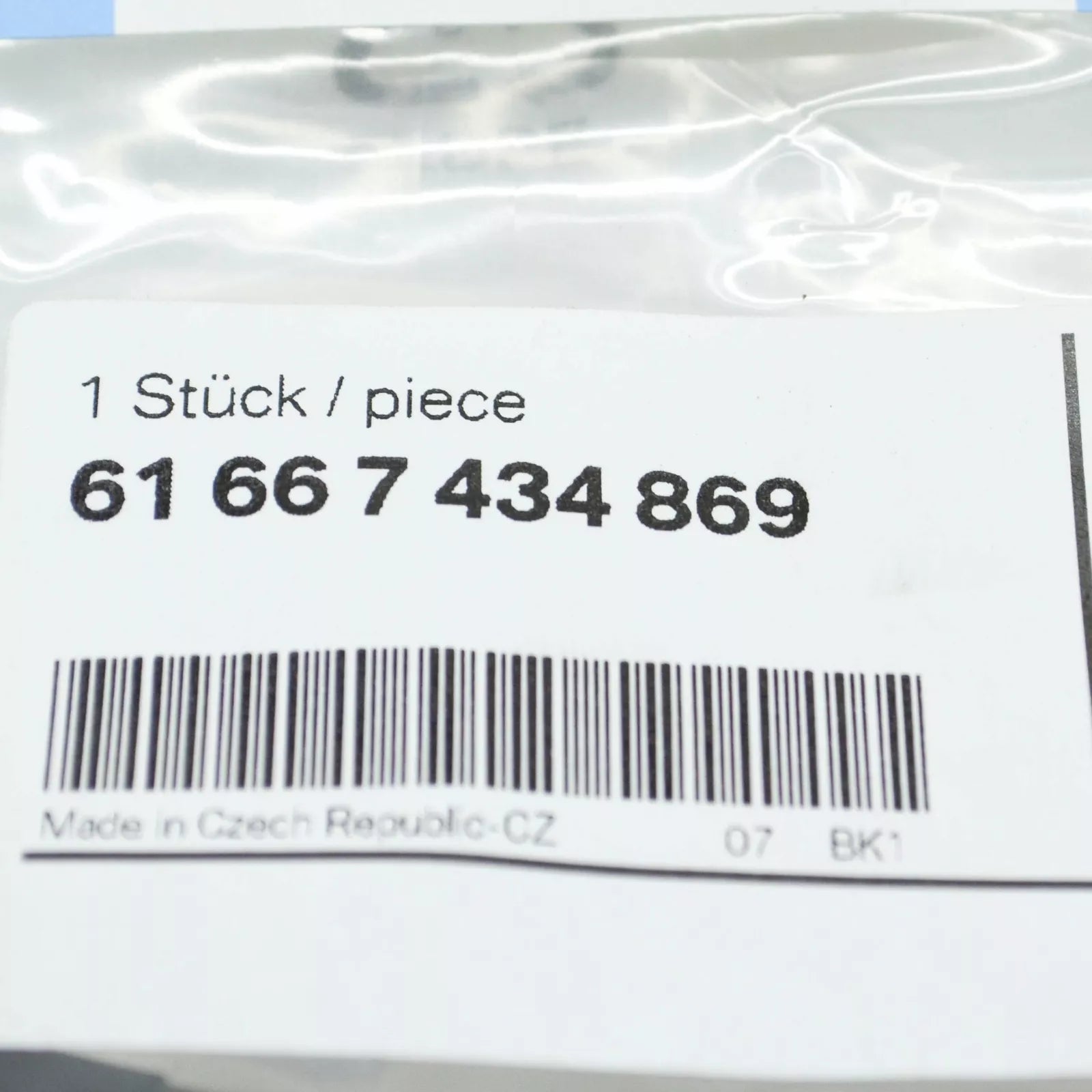 NEW BMW X3 G01 M F97 WINDSHIELD WASHER HOSE PIPE 61667434869 ORIGINAL