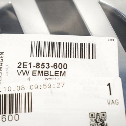NEW VOLKSWAGEN CRAFTER REAR TRUNK BOOT EMBLEM BADGE 2E1853600 ORIGINAL