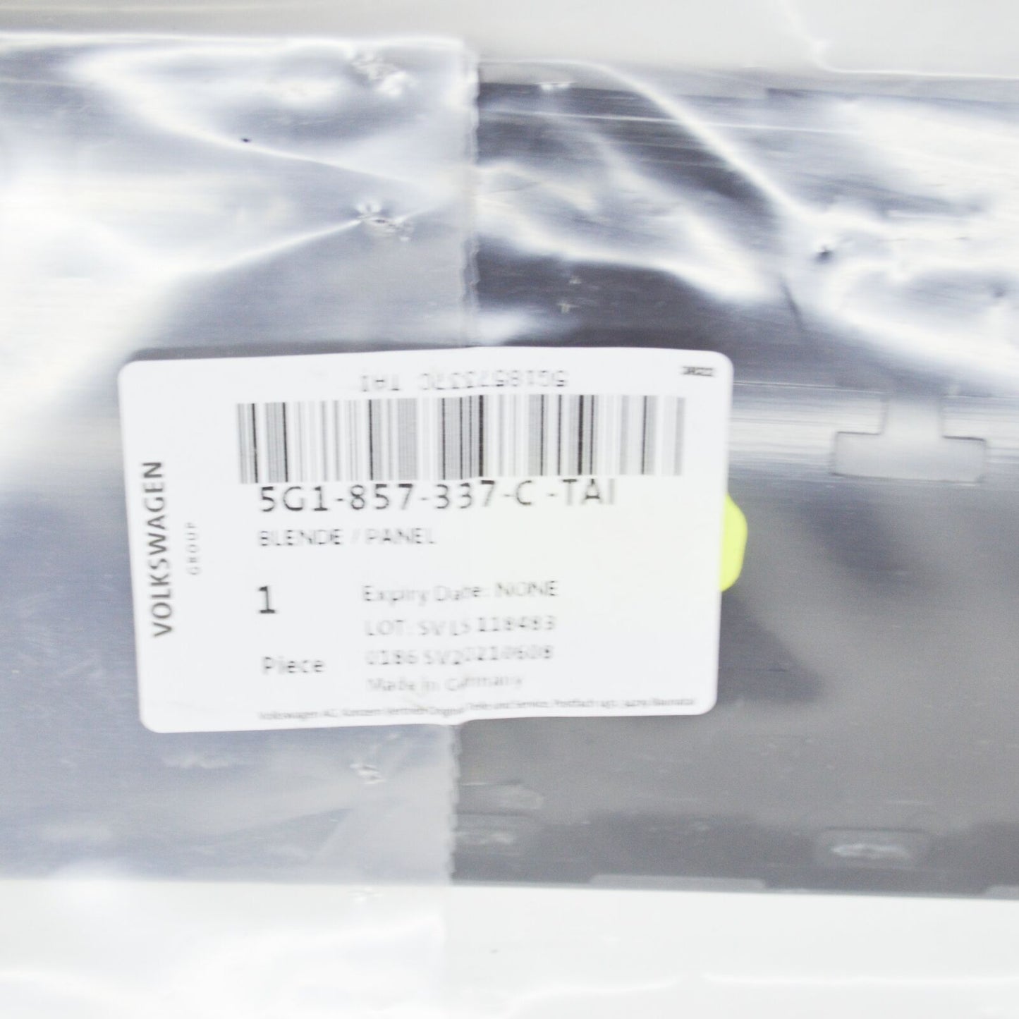 NEW VW GOLF MK7 CENTRE CONSOL STOWAGE COMPARTMENT TRIM LHD 5G1857337CTAI