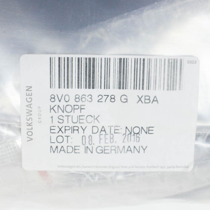 new audi a3 8v1 manual 6 gear shift knob 8v0863278gxba original