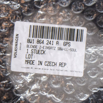 NEW AUDI A4 B9 FRONT CENTER CONSOLE INSERT TRIM LHD 8W1864241A6PS