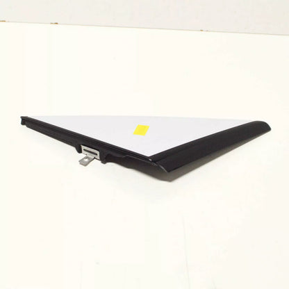 AUDI A7 11-16 LEFT N/S FRONT DOOR MIRROR TRIANGLE CORNER TRIM BLACK 12-17 NEW