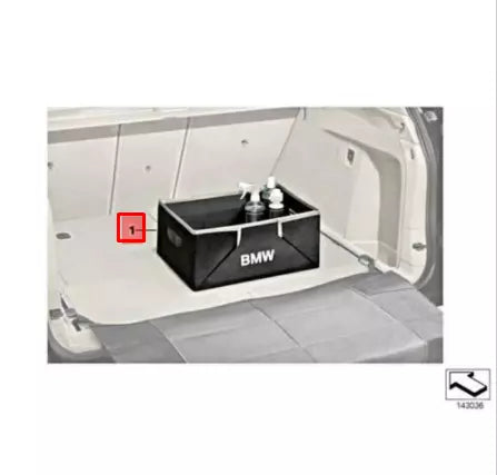 NEW BMW 1 F21 LUGGAGE COMPARTMENT FOLDING BOX 51472303796 2303796 ORIGINAL