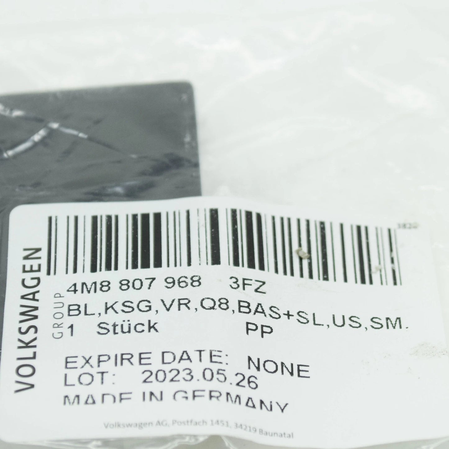 NEW AUDI Q8 4MN FRONT RIGHT BUMPER STRIP 4M88079683FZ ORIGINAL